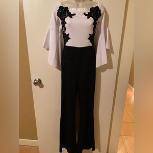 Venus, Embroidered Jumpsuit, Medium